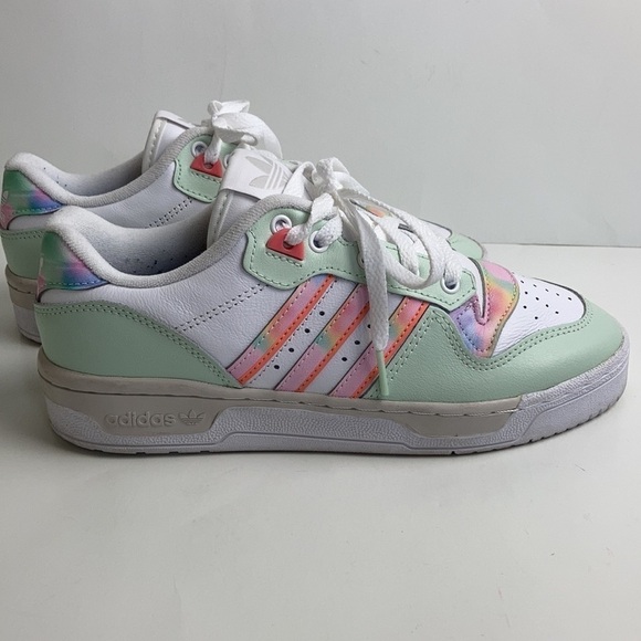adidas FY1270 Rivalry Low white Tie Dye Women’s 7.5 Kicks Streetwear 80’s Y2K - Picture 3 of 16